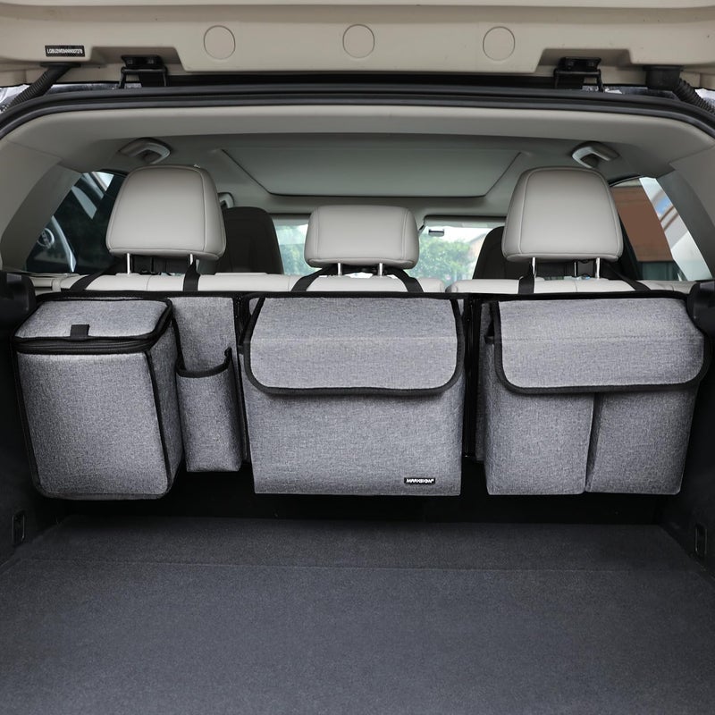 MARKSIGN Deluxe Trunk and Backseat Organizer for Medium or large size SUVs & RVs, Detachable Storage Modules with Built-in Cooler, Patent Pending - Image 1